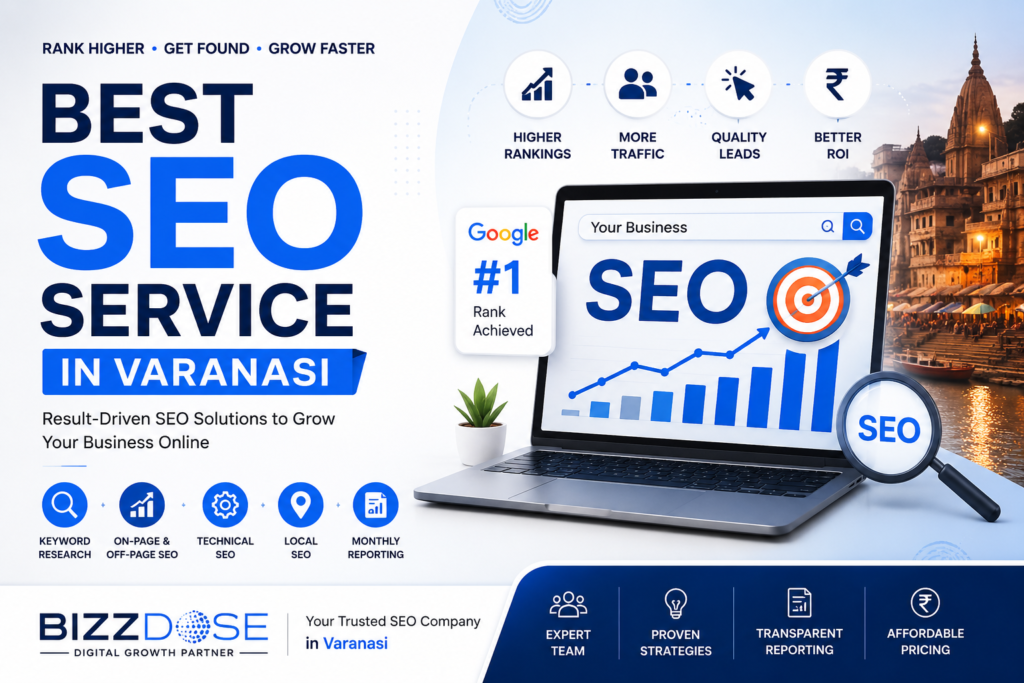 Best SEO Company in Varanasi providing SEO services and web design for business growth.