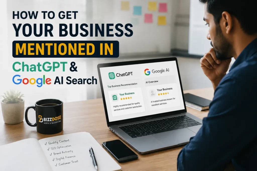 How to get your business mentioned in ChatGPT and Google AI Search