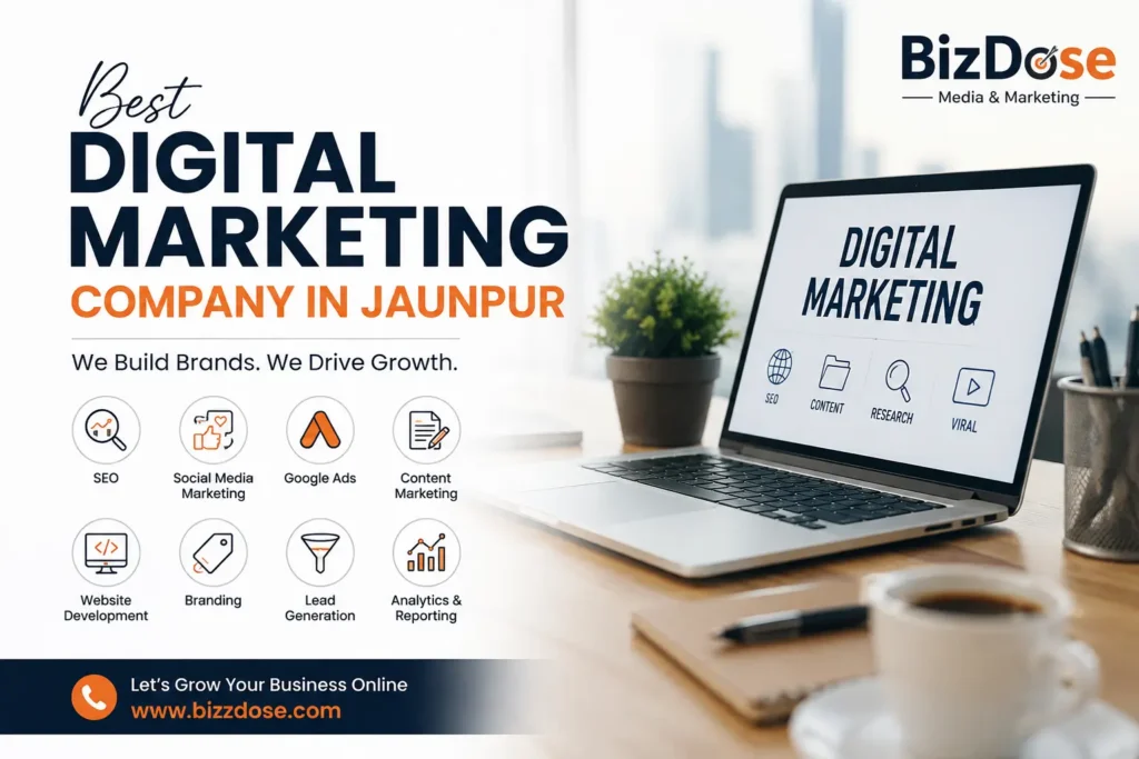 Best digital marketing company in Jaunpur offering SEO and online marketing services