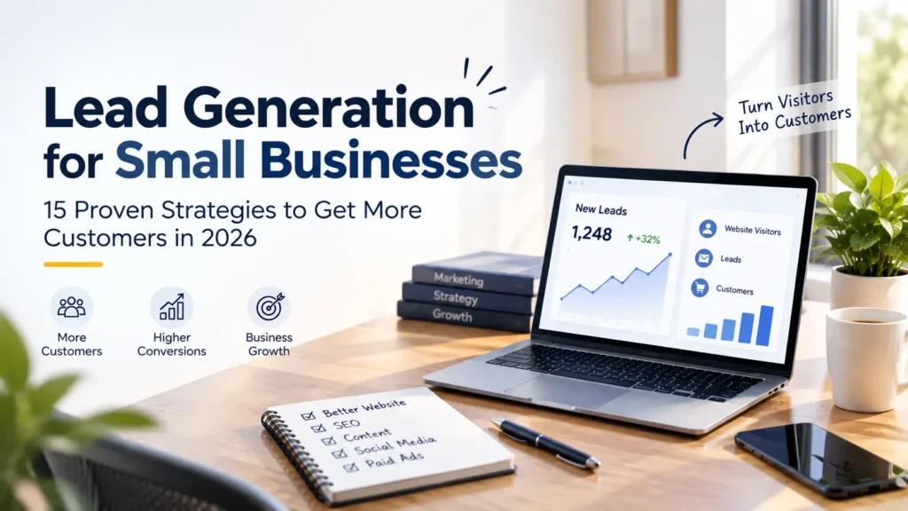 Lead Generation for Small Businesses with website optimization, SEO, and customer growth strategies