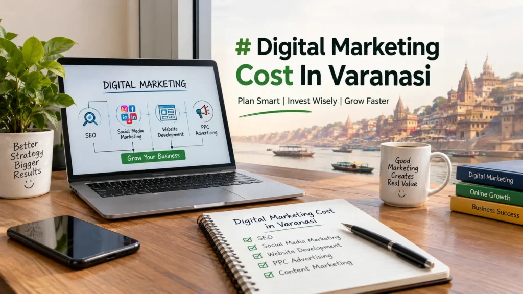 Digital Marketing Cost in Varanasi for SEO, social media marketing, PPC and website development